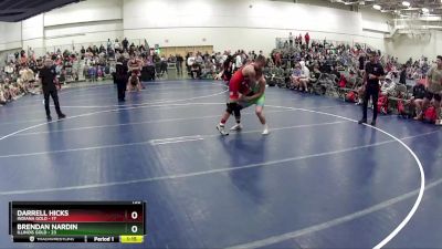 150 lbs Semis & 1st Wrestleback (8 Team) - Brendan Nardin, Illinois Gold vs Darrell Hicks, Indiana Gold