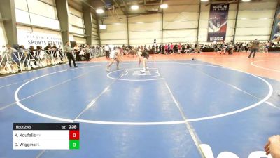 160 lbs Consi Of 8 #2 - Kosta Koufalis, NY vs Gage Wiggins, FL