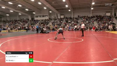 132 lbs Quarterfinal - Anthony Lucchiani, VA vs Maximus Brady, FL