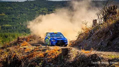 Solberg and Giraudet Lead DirtFish Olympus Rally Day 1
