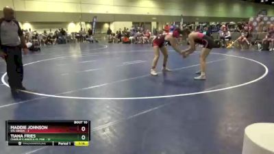 130 lbs Round 4 (6 Team) - Maddie Johnson, STL Green vs Tiana Fries, Charlie`s Angels-FL Pnk