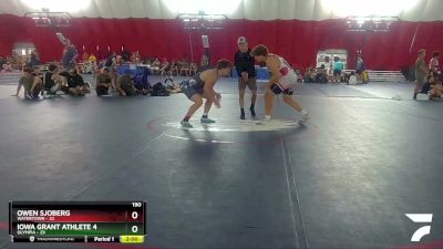 190 lbs Placement Matches (16 Team) - Owen Sjoberg, Watertown vs Iowa Grant Athlete 4, Olympia