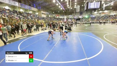 100 lbs Quarterfinal - Tatum Garcia, Severance Middle School vs Cade Rhoda, Fort Lupton