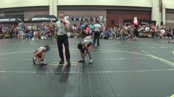 60 lbs Round 1 (6 Team) - Mason Horner, Contenders Wrestling Academy Green vs Justin Wells, Ares Red