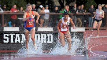 Women's 3k Steeplechase, Invite - Ostrander & Cohen's Ridiculously Close Finish!