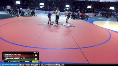 126 lbs Champ. Round 1 - Drayden Gaither, Moses Lake vs Trayvon Braziel-lee, Fife