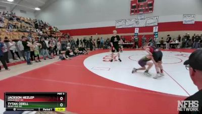 80-88 lbs Round 3 - Jackson Hezlep, Eaglecrest WC vs Tytan Odell, Bear Cave WC