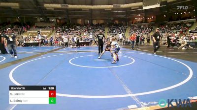 54 lbs Round Of 16 - Sara Lee, Genesis Wrestling vs Lexi Bointy, Tuttle Wrestling