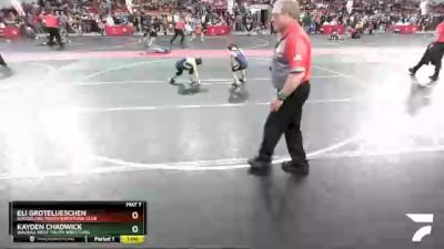 75 lbs Cons. Round 2 - Kayden Chadwick, Wausau West Youth Wrestling vs Eli Grotelueschen, Dodgeland Youth Wrestling Club