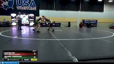 97 lbs Cons. Round 3 - Braden Anderson, Iowa vs Austen Fry, Ubasa Wrestling Academy