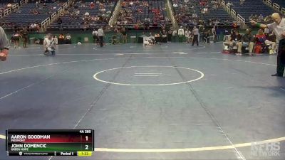 4A 285 lbs Champ. Round 1 - John Domencic, Green Hope vs Aaron Goodman, Piedmont