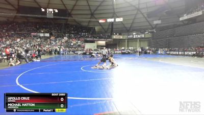 2A 150 lbs Champ. Round 1 - Michael Hatton, Aberdeen vs Apollo Cruz, Orting