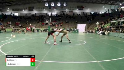 120 lbs 1st Place Match - Elijah Broady, Mt. Vernon (Fortville) vs Bryce Doss, New Palestine