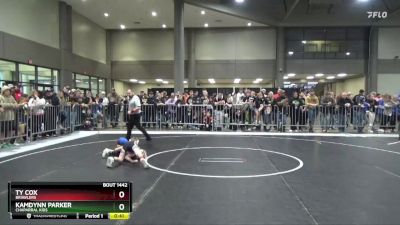 58 lbs Semifinal - Ty Cox, Brawlers vs Kamdynn Parker, Chaparral Kids