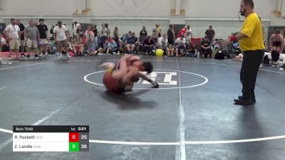 175 lbs Semifinal - Rylan Puckett, Ohio Gold 14K vs Zachary Landis, Rebellion