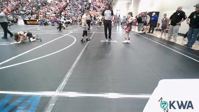 80 lbs Round Of 16 - Jacob Mangrum, Wagoner Takedown Club vs Maddox Rasavong, Pocola Youth Wrestling