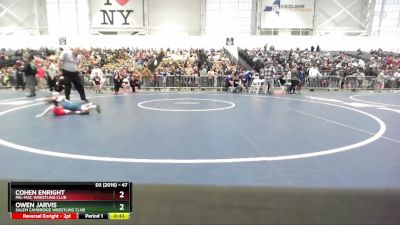 47 lbs Cons. Round 3 - Owen Jarvis, Salem Cambridge Wrestling Club vs Cohen Enright, Pal-Mac Wrestling Club