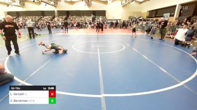 55-T lbs Round Of 16 - Leo Vercelli, F.L.O.W. vs Zayden Berckman, Upper Township