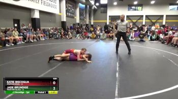 100 lbs Round 2 (6 Team) - Katie Biscoglia, FEWTeamIowa vs Jade Brundige, Missouri Black