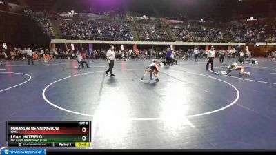 56 lbs Round 2 - Leah Hatfield, Big Game Wrestling Club vs Madison Bennington, Iowa