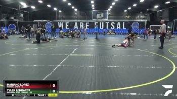 125 lbs Round 3 (8 Team) - Tyler Lenhardt, Michigan Gold Pitbulls vs Mariano Lopez, Mi Mafia White