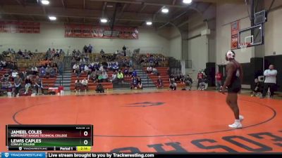 184 lbs Quarterfinal - Lewis Caples, Cowley College vs Jameel Coles, Northwest Kansas Technical College