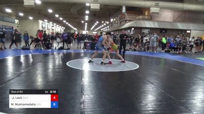 60 kg Rnd Of 64 - Johnny Leck, South Central Punisher Wrestling vs Maksim Mukhamedaliyev, Izzy Style Wrestling