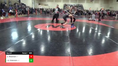 110 lbs Cons. Round 1 - Dominic Viebrock, St. Croix Falls vs Zachary Weeman, New Prague