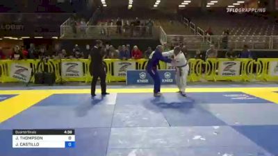 JOSEPH THOMPSON vs JOSEPH CASTILLO 2021 Pan Jiu-Jitsu IBJJF Championship