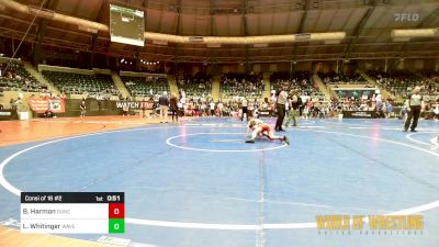 70 lbs Consi Of 16 #2 - Brodie Harmon, Duncan Demon Wrestling vs Lucas Whitinger, Waverly Area Wrestling Club