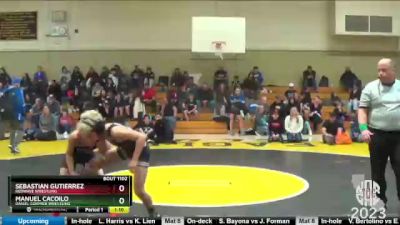 70 lbs Quarterfinal - Sebastian Gutierrez, Redwave Wrestling vs Manuel Cacoilo, Daniel Cormier Wrestling