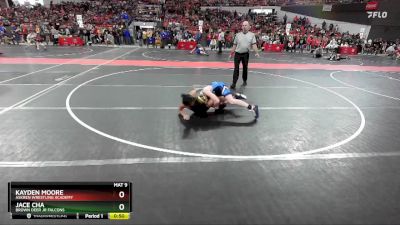 115 lbs Cons. Round 2 - Kayden Moore, Askren Wrestling Academy vs Jace Cha, Brown Deer Jr Falcons