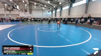 80 lbs Round 1 - Hailey Stephenson, NXT Level Wrestling Academy vs Nazeyah Pina, Wesley Club Wrestling