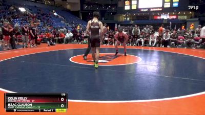 175 lbs Quarterfinals (8 Team) - Issac Clauson, Joliet (Catholic Academy) vs Colin Kelly, Chicago (Mt. Carmel)