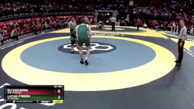 D1-150 lbs Quarterfinal - Lucan O`Brien, St. Edward vs Eli Esguerra, Dub. Coffman