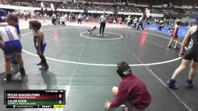 64 lbs Cons. Round 1 - Myles Shackelford, Guerrilla Wrestling (GWA) vs Caleb Koob, Guerrilla Wrestling (GWA)