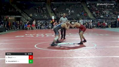 197 lbs Prelims - Jake Boyd, Oklahoma vs Sam Wustefeld, Columbia