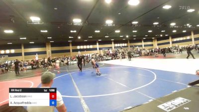 50 lbs Rr Rnd 2 - Leeland Jacobson, Bridge Creek Youth Wrestling vs Amelia Acquafredda, Aniciete Traning Club