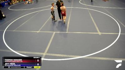 120 lbs Round 1 - Thomas Vanasek, Barbarian Wrestling Club vs Jett Meidl, No Nonsense Wrestling