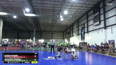 165 lbs Round 1 (3 Team) - Cason Rankin, WILD BUFFALO WRESTLING CLUB vs Giovanni Pradell, SLAUGHTER HOUSE WRESTLING CLUB