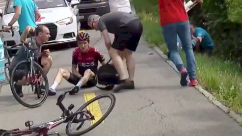 Geraint Thomas Abandons Tour de Suisse, Hospitalized After Crash