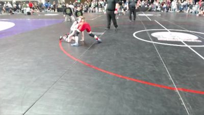 70-77 lbs Cons. Semi - Opal Gooch, Camas Wrestling Club vs Jerrica Brain, Hoquiam Jr. Grizzly Wrestling Club