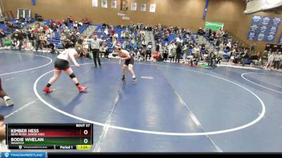 150 lbs Champ. Round 2 - Kimber Hess, Bear River Junior High vs Bodie Whelan, Wasatch