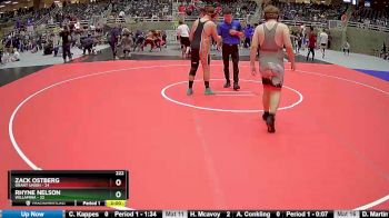 222 lbs Round 3 (4 Team) - Rhyne Nelson, Willamina vs Zack Ostberg, Grant Union