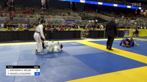 LORRAINE KATHERIA H. MEJIAS vs PAULA MICHELLE GUZMÁN GONZÁLEZ 2024 Pan Jiu Jitsu IBJJF Championship