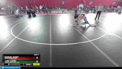 106 lbs Cons. Semi - Samuel Fahey, RT Elite Wrestling vs Luke Hamel, Rapids Wrestling Club