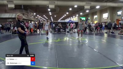 70 kg Semis - Jacob Salas, Mad Cow Wrestling Club vs Mark Dickman, American Wrestling Club