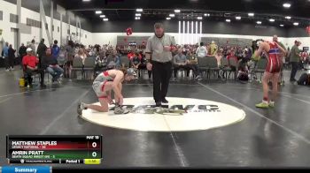 129 lbs Round 1 (8 Team) - Matthew Staples, Legacy National vs Amrin Pratt, Death Squad Wrest (IN)