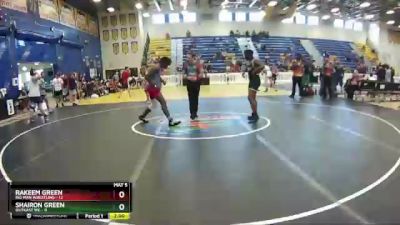 170 lbs Champ Round 1 (16 Team) - Shairon Green, OutKast WC vs Rakeem Green, Big Man Wrestling