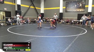 135 lbs Round 1 (4 Team) - Kit Alsaker, Badger Girls Elite vs Merci Kent, Minnesota Storm 2